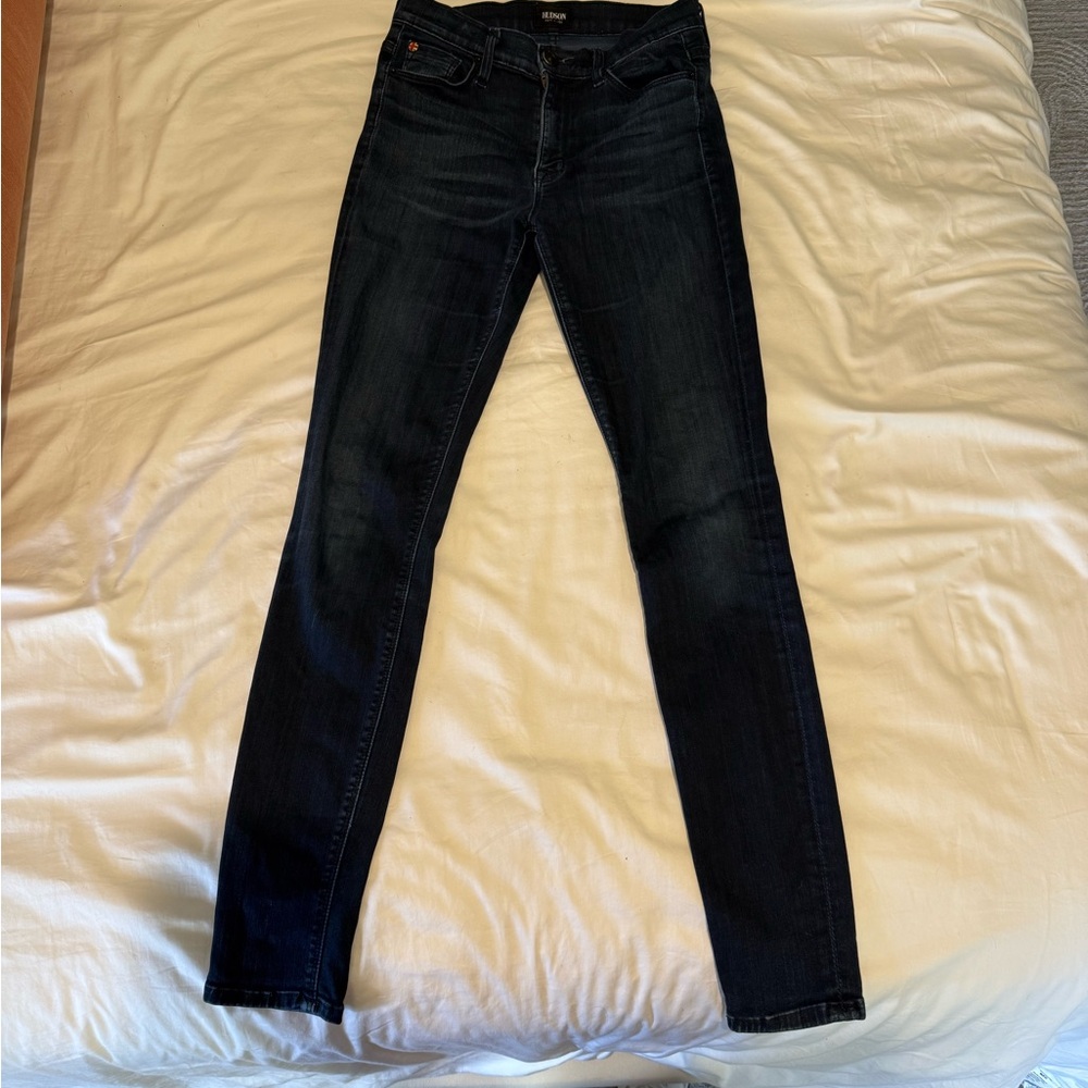 Hudson Dark Blue Skinny Jeans size 25